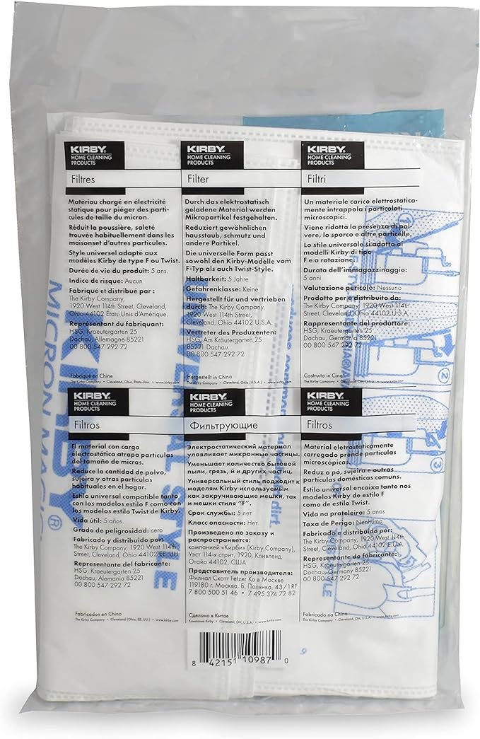 Kirby Vacuum HEPA Bags (2 - Pack) - Cathey's Sewing & Vacuum