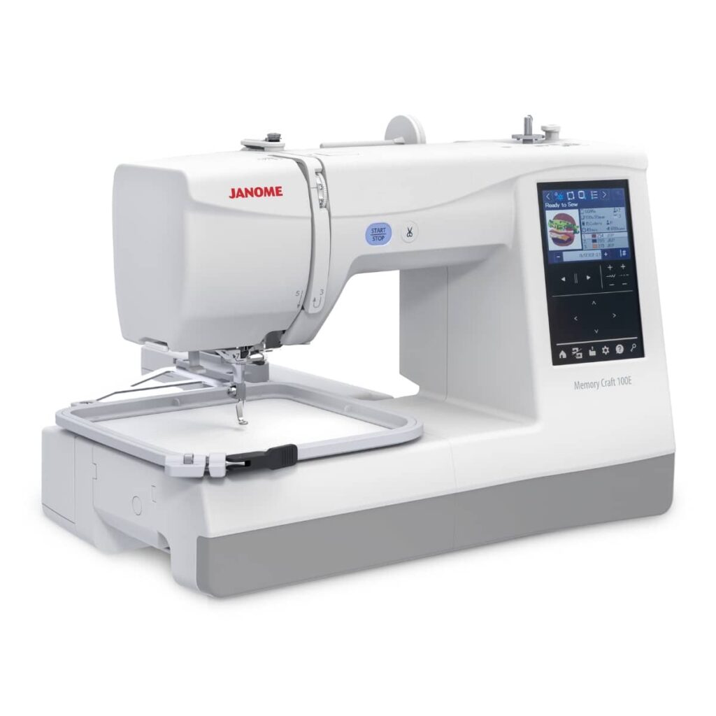 Janome Memory Craft 100E Embroidery Machine