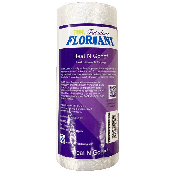 Floriani Heat N Gone Topping 10" x 100 yds - Cathey's Sewing & Vacuum