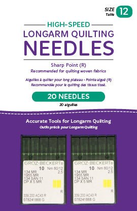 Handi Quilter High - Speed Longarm Needles (Crank 10/12 134MR - 2.5) - Cathey&#39;s Sewing &amp; Vacuum