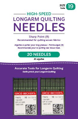 Handi Quilter High - Speed Longarm Needles (Crank 120/19 134MR - 4.5) - Cathey&#39;s Sewing &amp; Vacuum