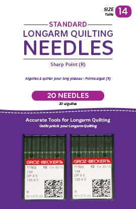 Handi Quilter Standard Lomgarm Needles (14/90 - R) - Cathey&#39;s Sewing &amp; Vacuum