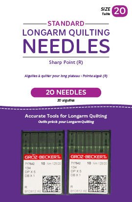 Handi Quilter Standard Lomgarm Needles (20/125 - R) - Cathey&#39;s Sewing &amp; Vacuum