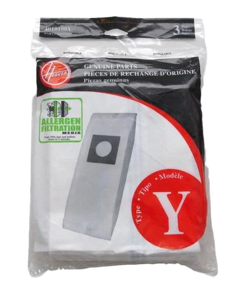 Hoover Type Y Allergen Bags (3 - Pack) - Cathey's Sewing & Vacuum