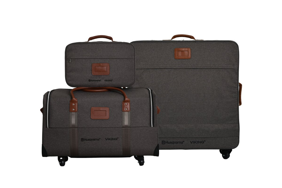 Husqvarna Viking Deluxe 3 - Piece Luggage - Cathey&#39;s Sewing &amp; Vacuum