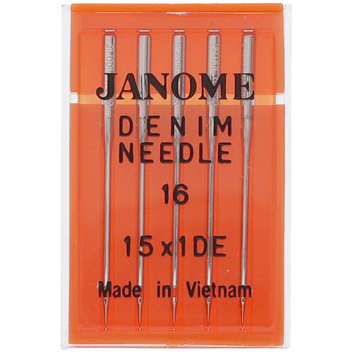 Janome Denim Needles (5 - Pack) - Cathey&#39;s Sewing &amp; Vacuum