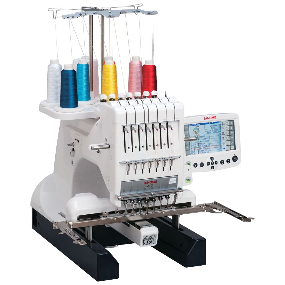 Janome MB7 Multi Needle Embroidery Machine - Cathey&#39;s Sewing &amp; Vacuum