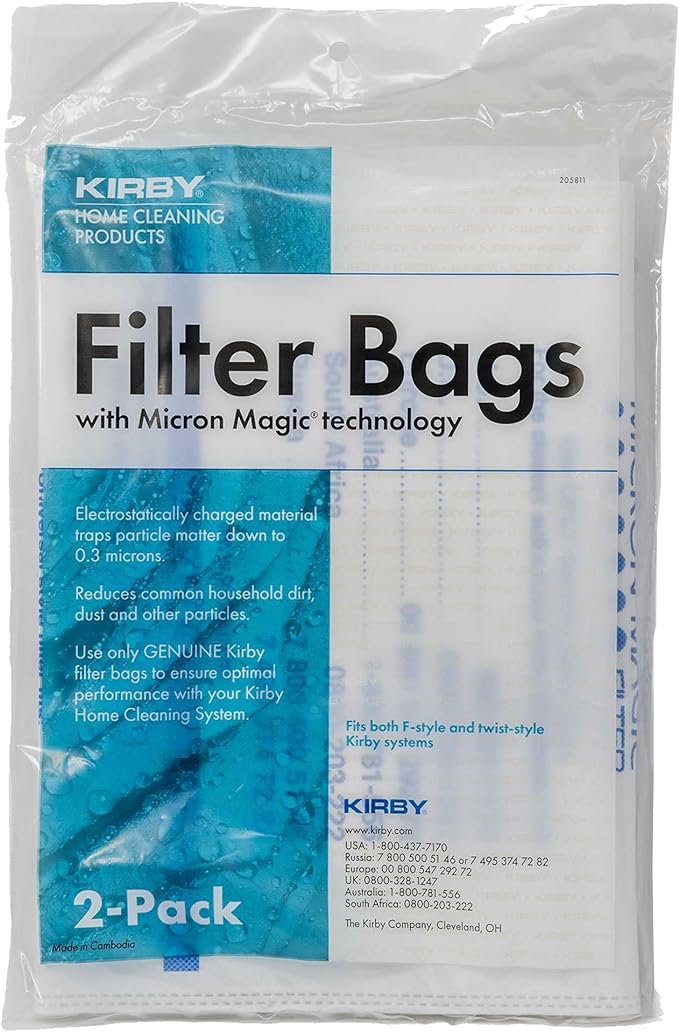 Kirby Vacuum HEPA Bags (2 - Pack) - Cathey's Sewing & Vacuum