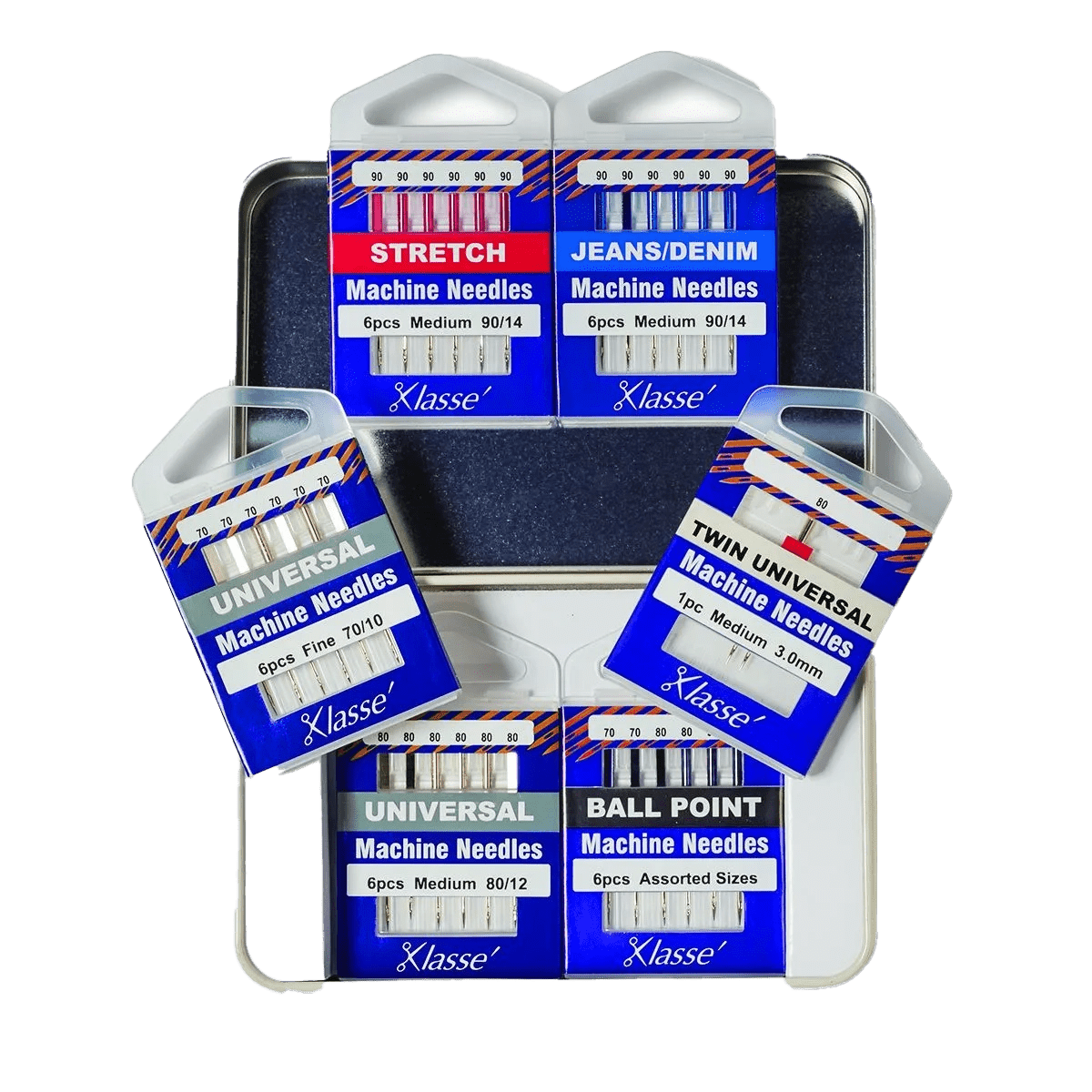 Klasse 6PC Garment Maker Needle Variety Tin - Cathey's Sewing & Vacuum