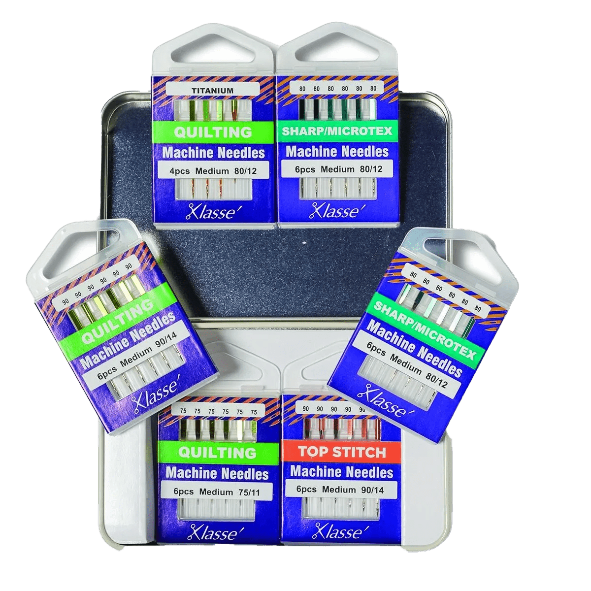 Klasse 6PC Quilting Needle Variety Tin - Cathey's Sewing & Vacuum