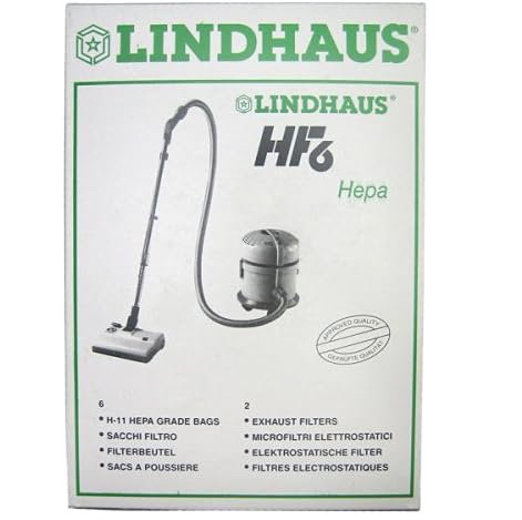 Lindhaus HF6 Vacuum Bags - Cathey's Sewing & Vacuum