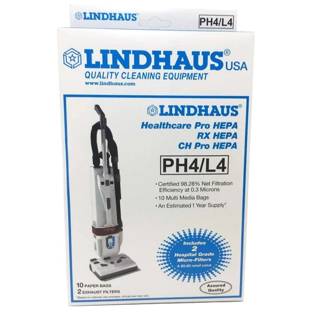 Lindhaus PH4 Vacuum Bags - Cathey's Sewing & Vacuum