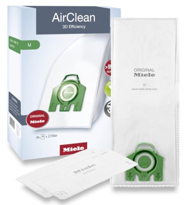 Miele AirClean 3D Efficiency U dustbags - Cathey's Sewing & Vacuum