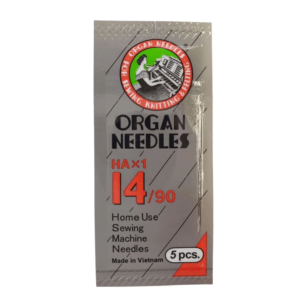 Organ Needles 90/14 Sharps - 5 Needle Pack - Cathey&#39;s Sewing &amp; Vacuum