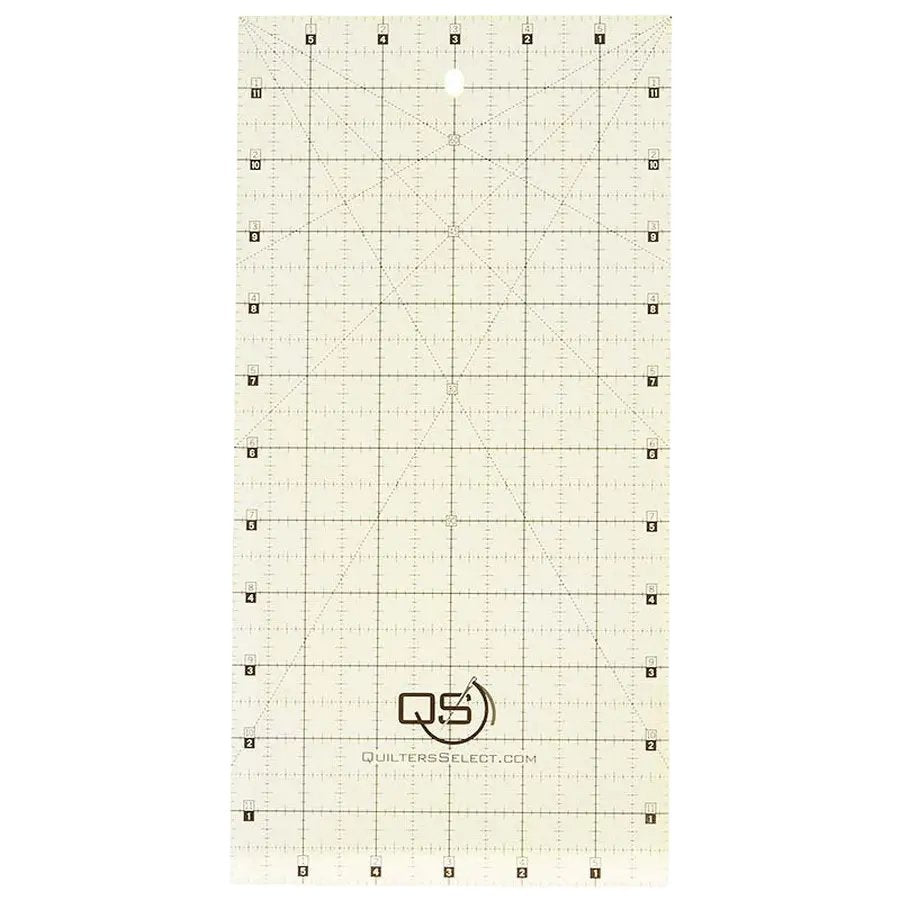 Quilters Select 6&quot;x12&quot; Non - Slip Ruler - Cathey&#39;s Sewing &amp; Vacuum